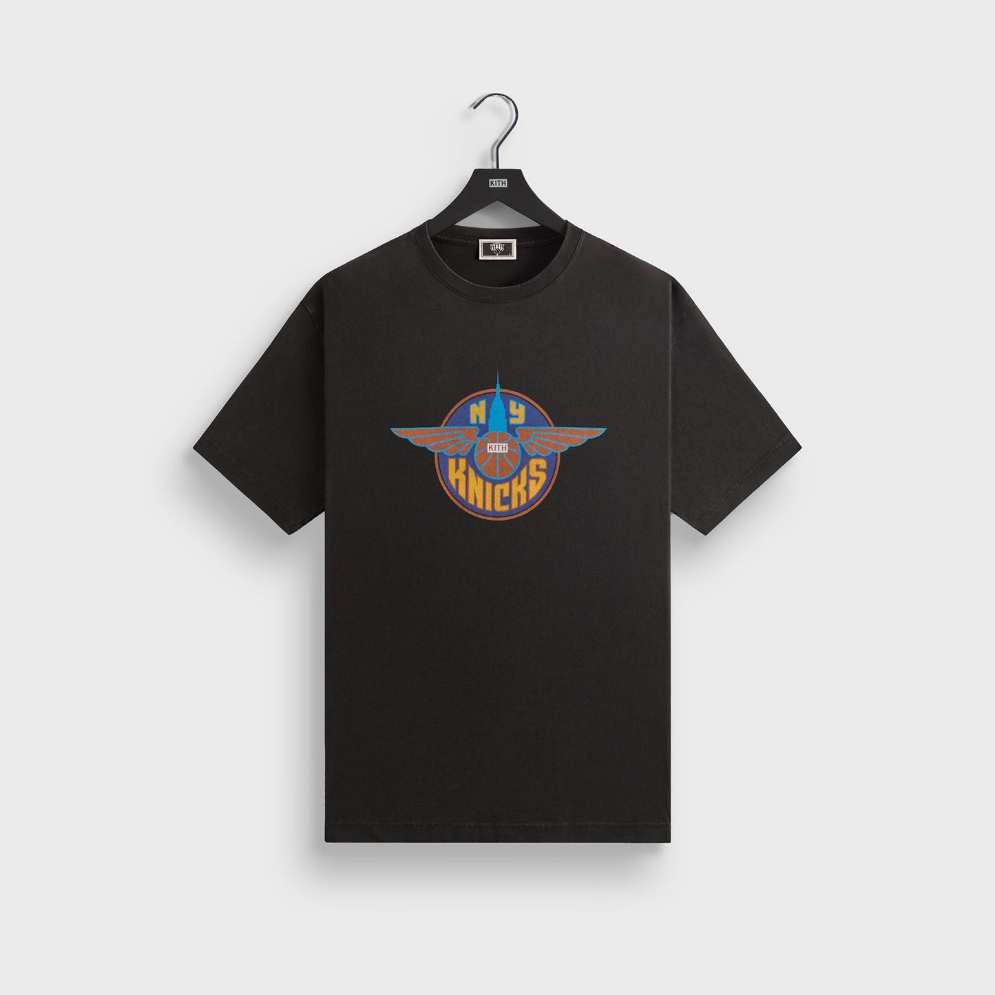 Men Kith Kith for the New York Knicks Wingman Vintage Tee - Black