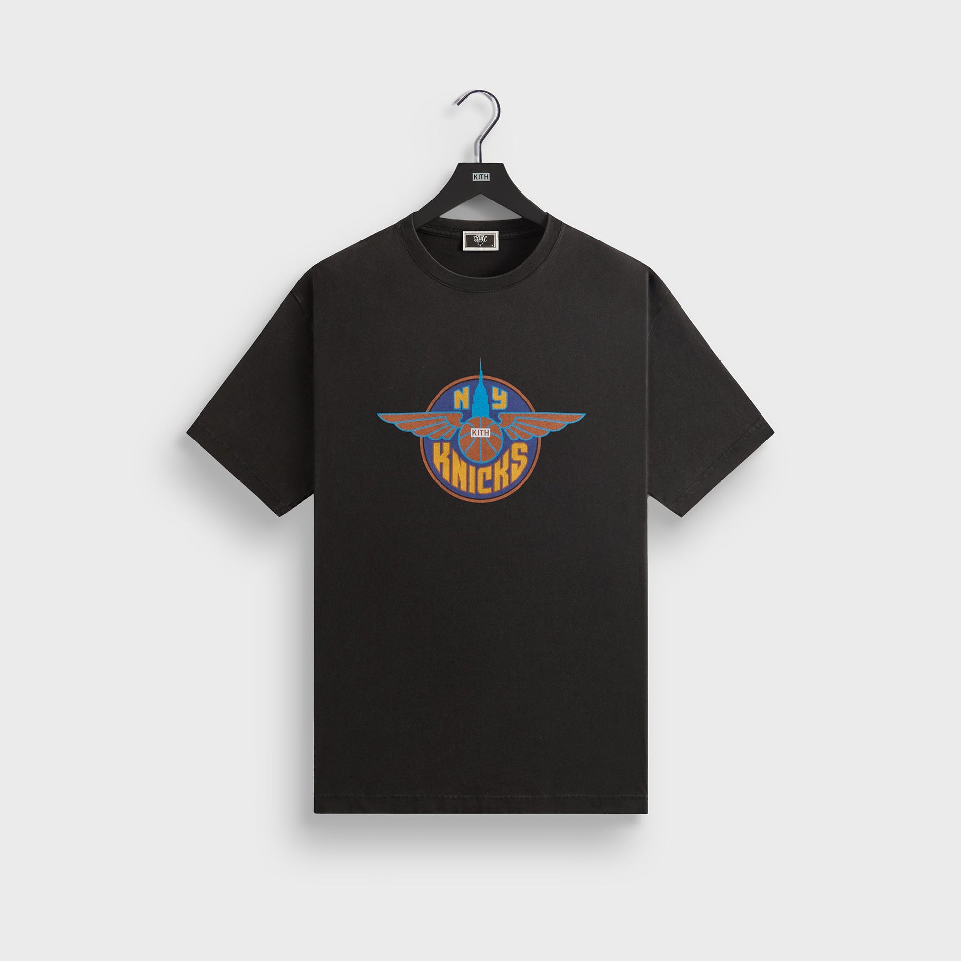Men Kith Kith for the New York Knicks Wingman Vintage Tee - Black