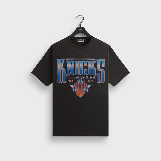 Men Kith Kith for the New York Knicks Luster Vintage Tee - Black