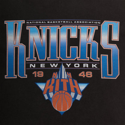 Men Kith Kith for the New York Knicks Luster Vintage Tee - Black