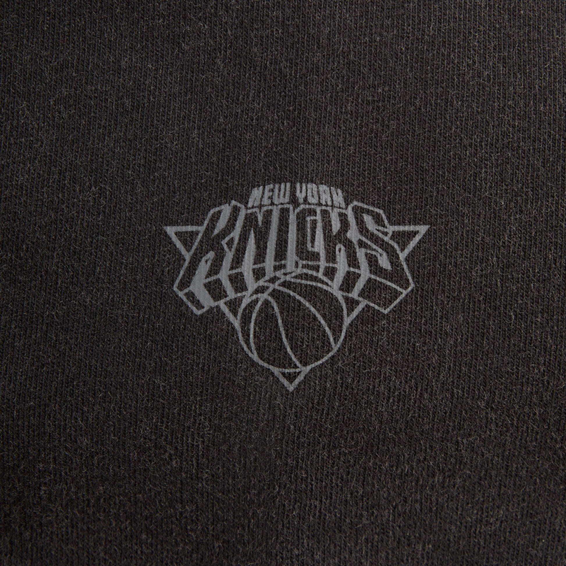 Men Kith Kith for the New York Knicks Luster Vintage Tee - Black
