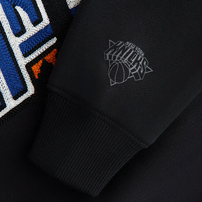 Kids Kith Kith Kids for the New York Knicks City Nelson Crewneck - Black