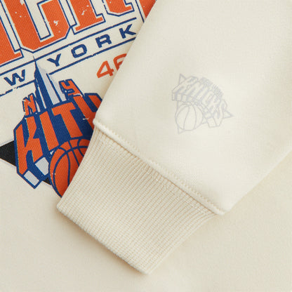 Kids Kith Kith Kids for the New York Knicks Luster Nelson Hoodie - Sandrift