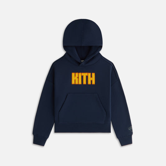 Kids Kith Kith Kids for the New York Knicks Wingman Nelson Hoodie - Nocturnal