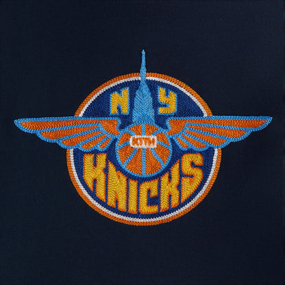 Kids Kith Kith Kids for the New York Knicks Wingman Nelson Hoodie - Nocturnal