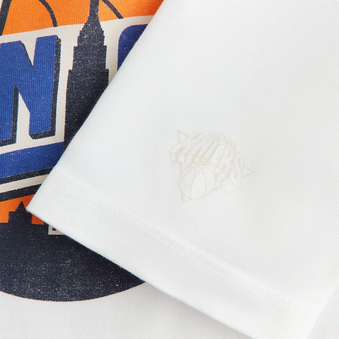 Kids Kith Kith Kids for the New York Knicks City Tee - White
