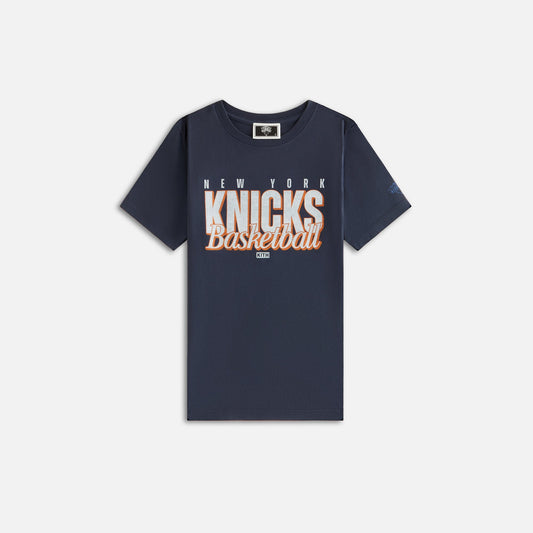 Kids Kith Kith Kids for the New York Knicks Classic Vintage Tee - Nocturnal