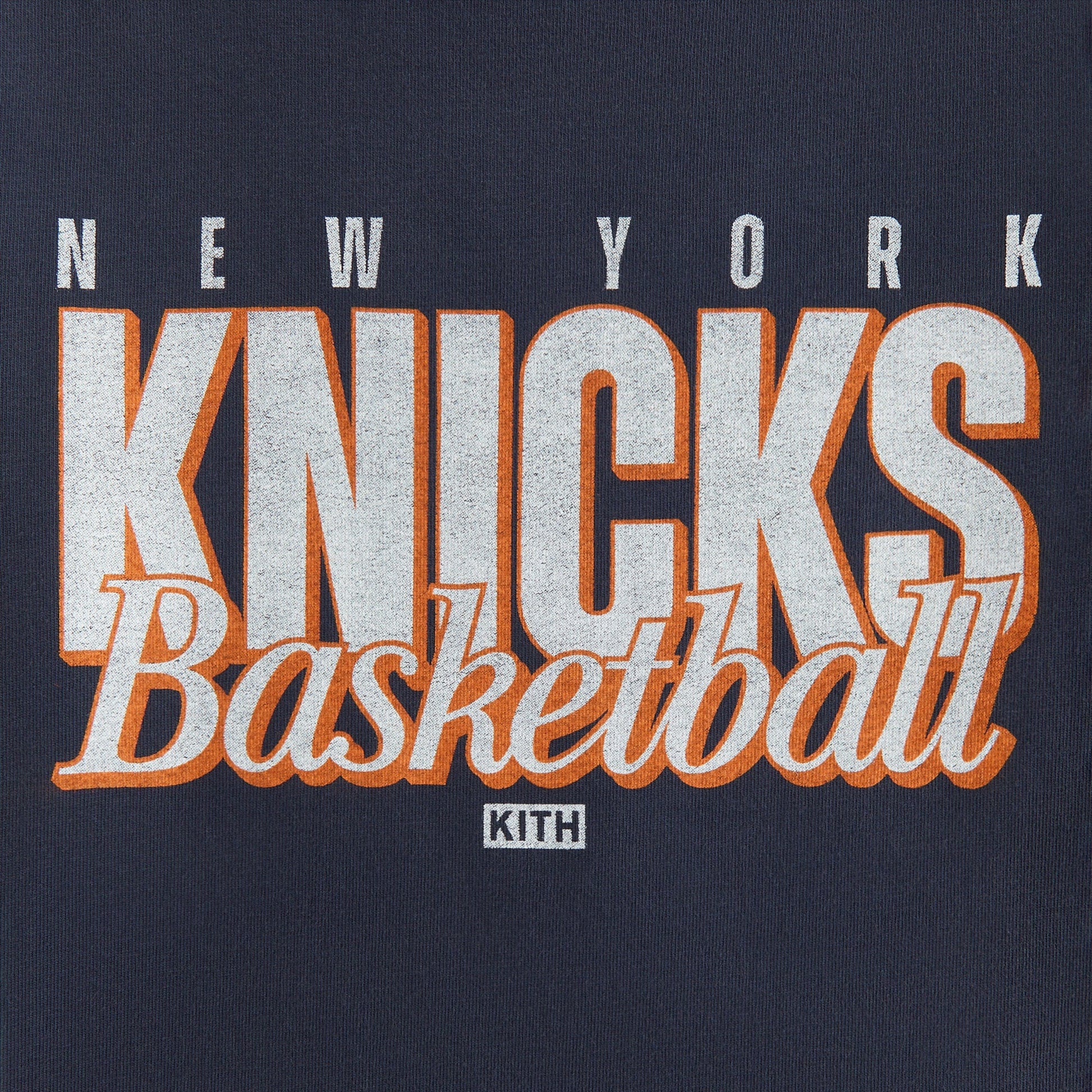 Kids Kith Kith Kids for the New York Knicks Classic Vintage Tee - Nocturnal