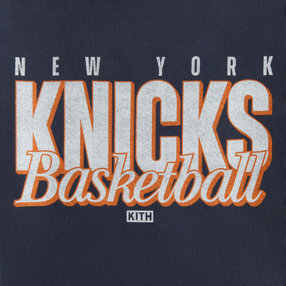 Kids Kith Kith Kids for the New York Knicks Classic Vintage Tee - Nocturnal