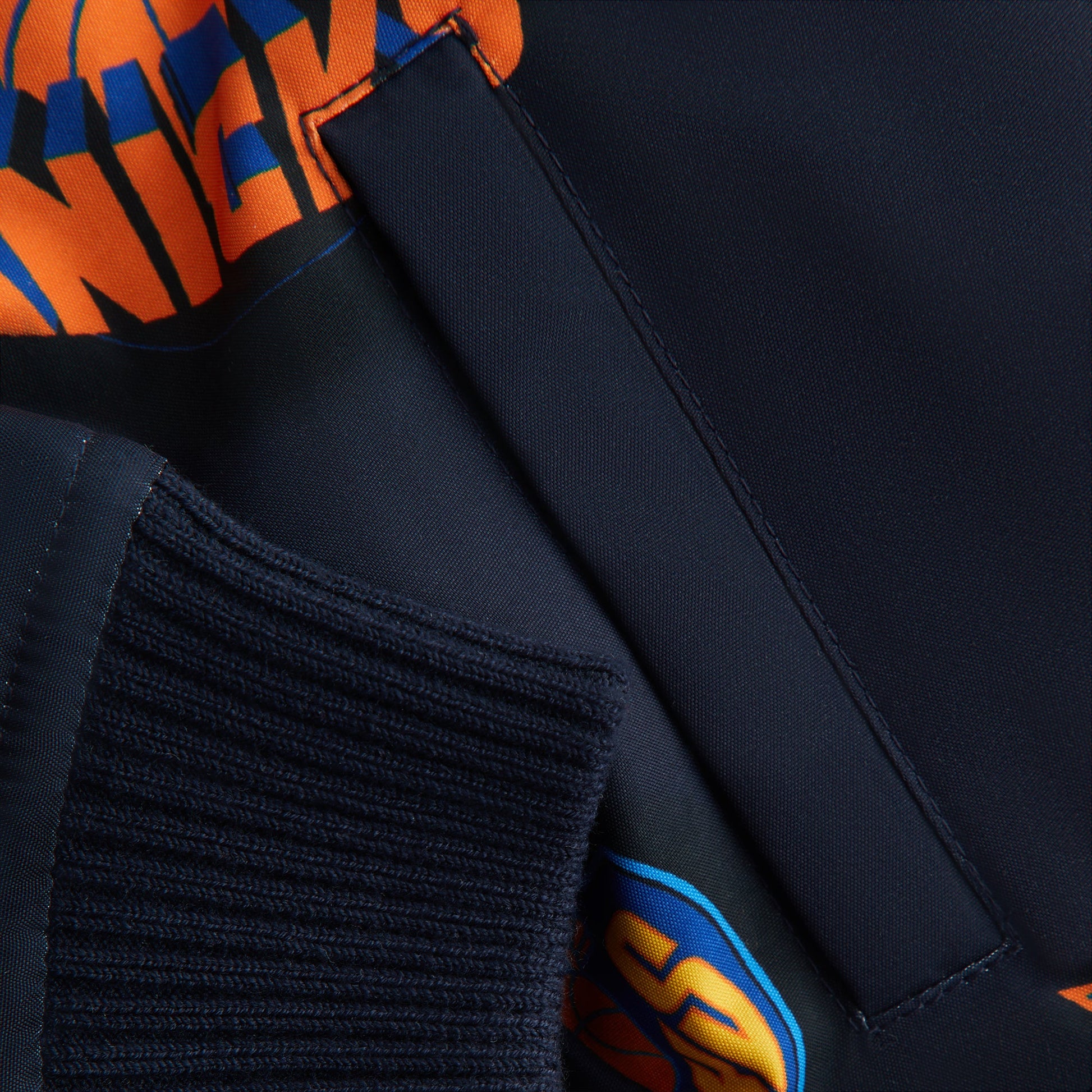 Kids Kith Kith Kids for the New York Knicks Printed Bomber Jacket - Nocturnal