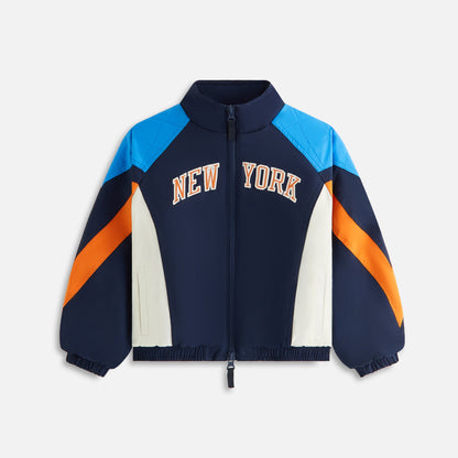 Kids Kith Kith Kids for the New York Knicks Nylon Padded Jacket - Nocturnal