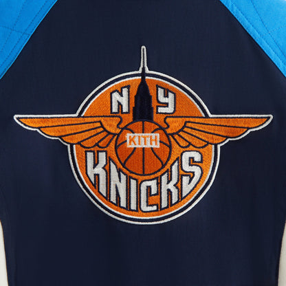 Kids Kith Kith Kids for the New York Knicks Nylon Padded Jacket - Nocturnal