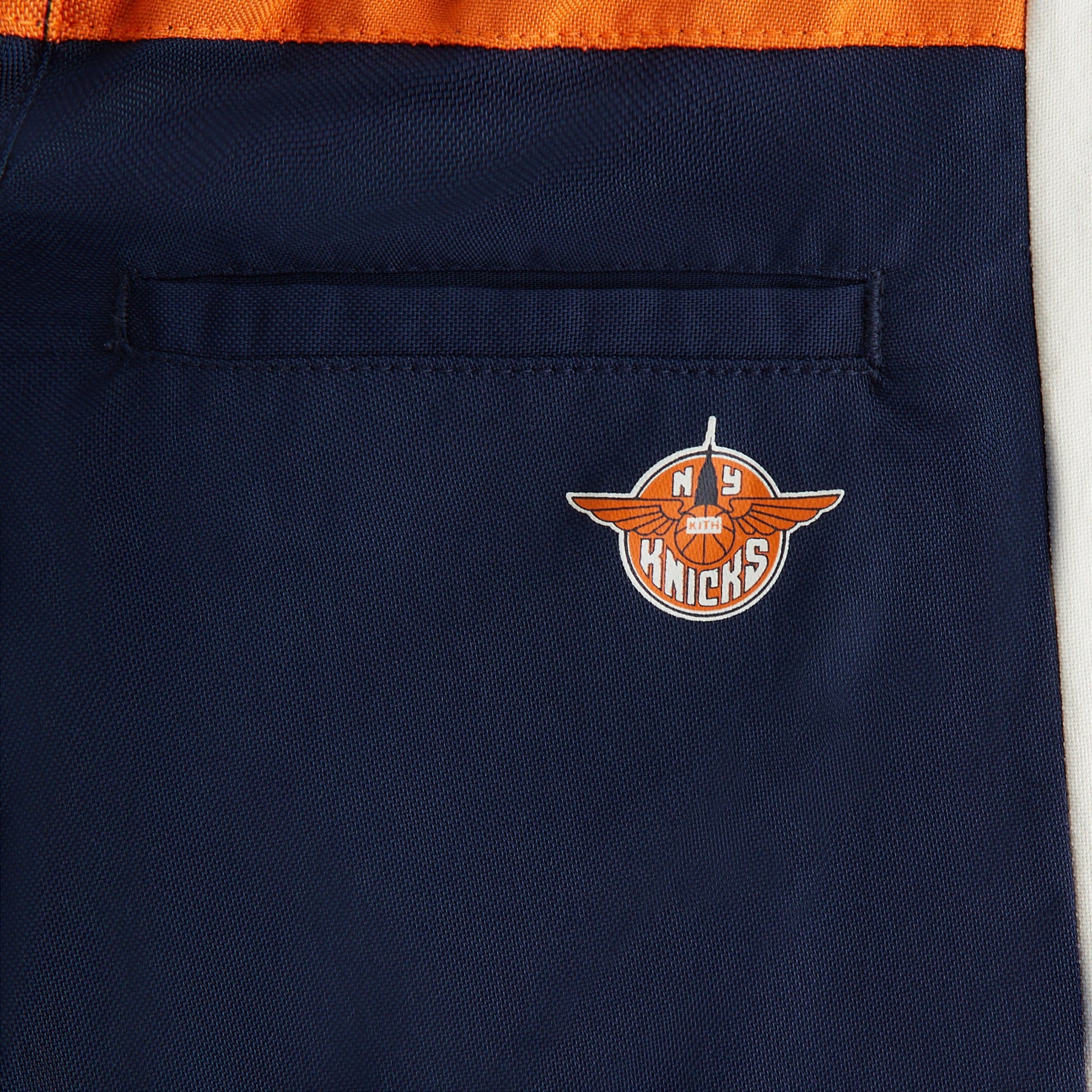 Kids Kith Kith Kids for the New York Knicks Nylon Track Pant - Nocturnal