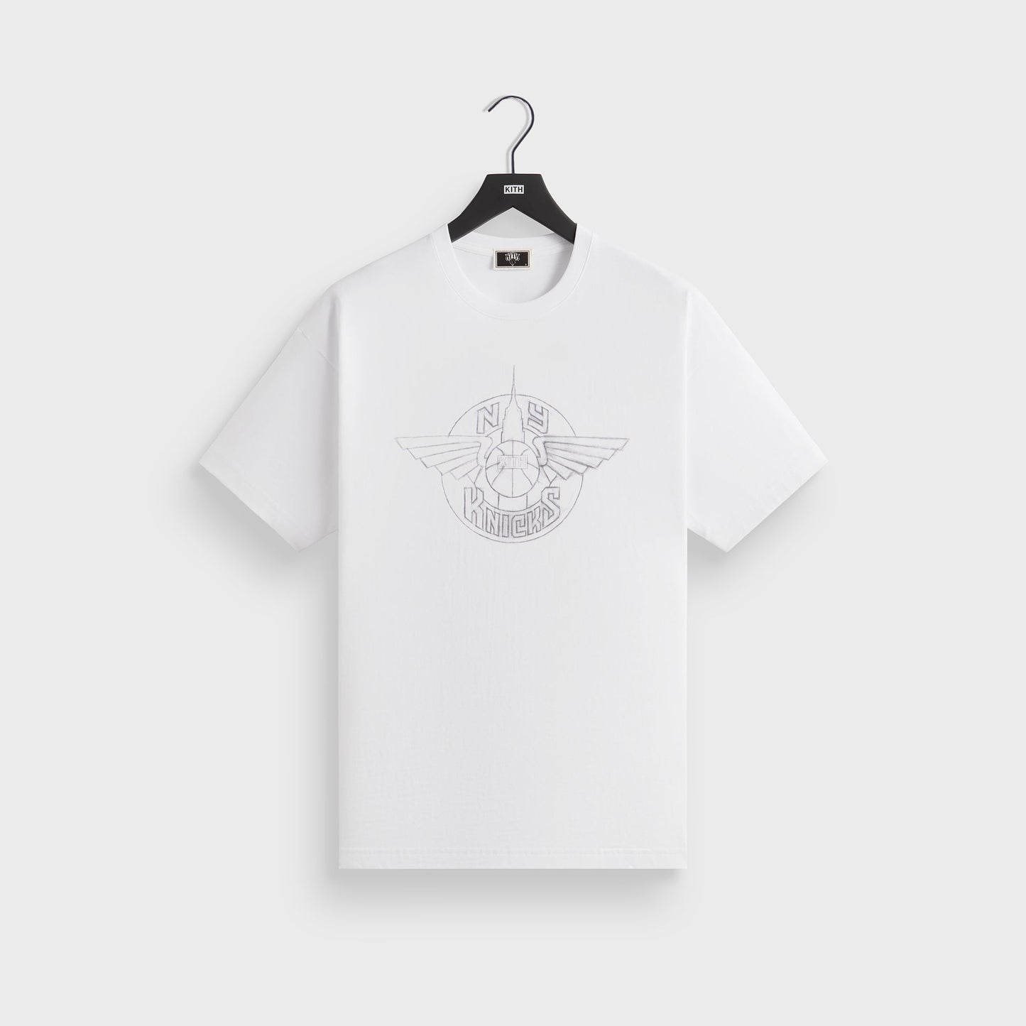 Men Kith Kith for the New York Knicks Wingman Sketch Vintage Tee - White