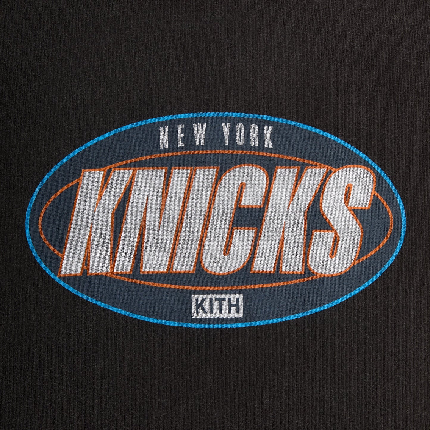 Men Kith Kith for the New York Knicks Y2K Vintage Tee - Black