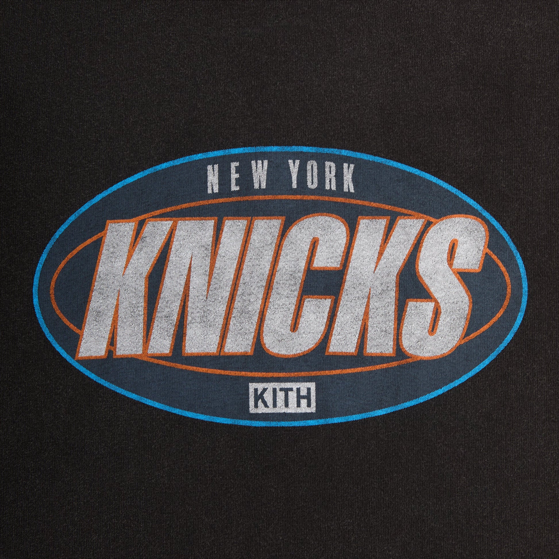 Men Kith Kith for the New York Knicks Y2K Vintage Tee - Black