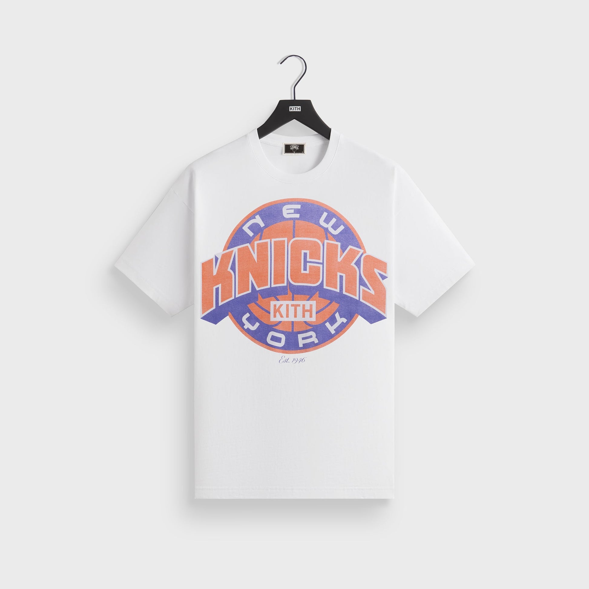 Men Kith Kith for the New York Knicks Showtime Vintage Tee - White