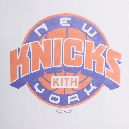 Men Kith Kith for the New York Knicks Showtime Vintage Tee - White