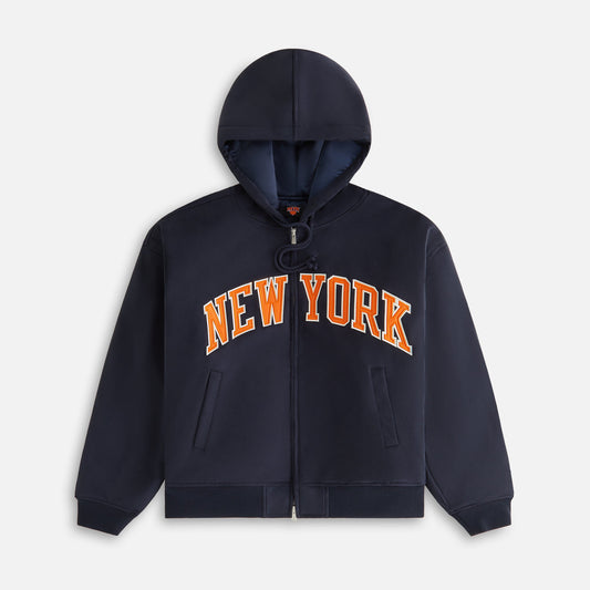 Women Kith Kith Women for the New York Knicks Hooded Jacket - Nocturnal
