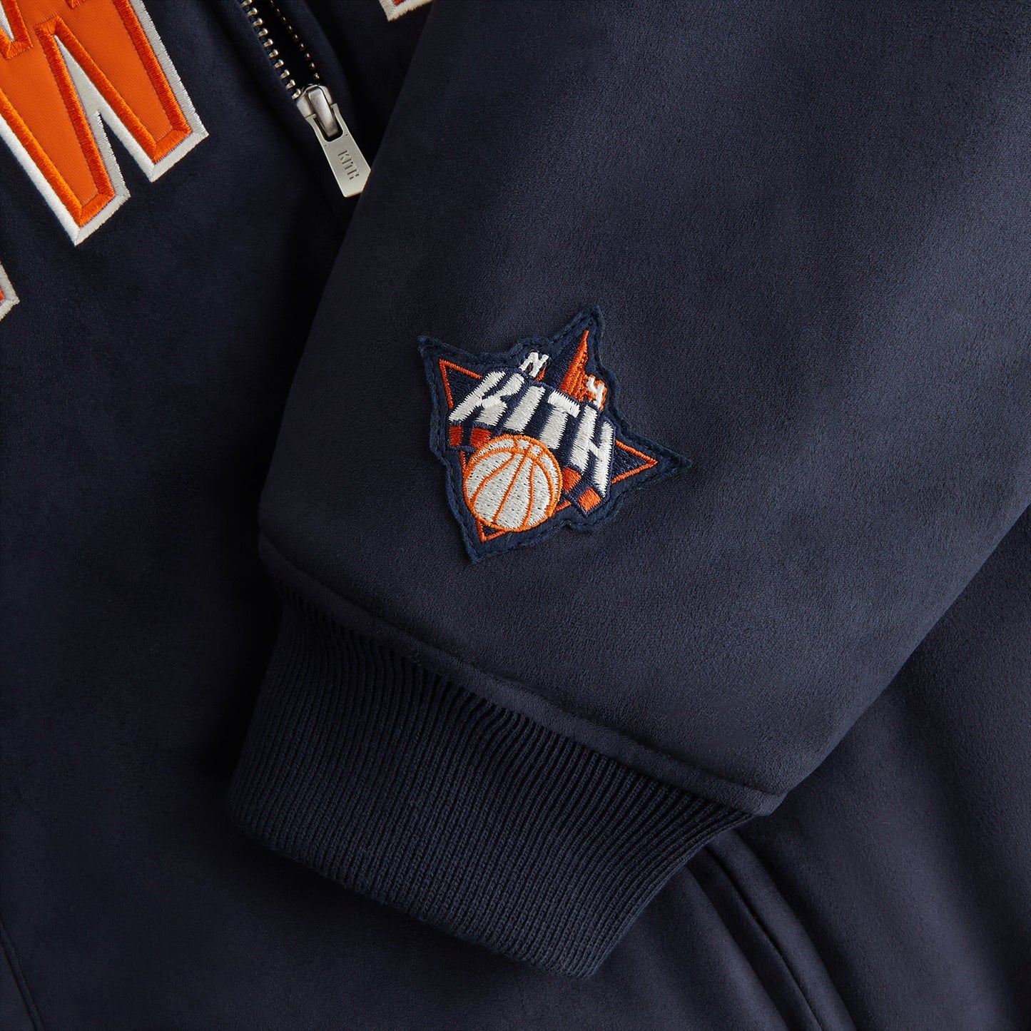 Women Kith Kith Women for the New York Knicks Hooded Jacket - Nocturnal