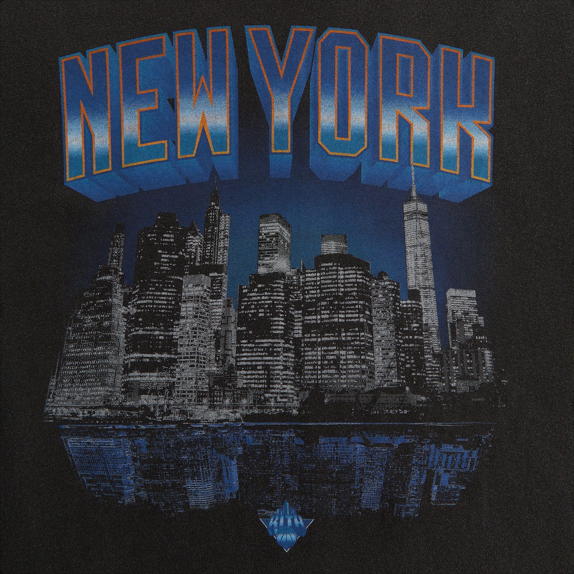Women Kith Kith Women for the New York Knicks Skyline Vintage Tee - Black
