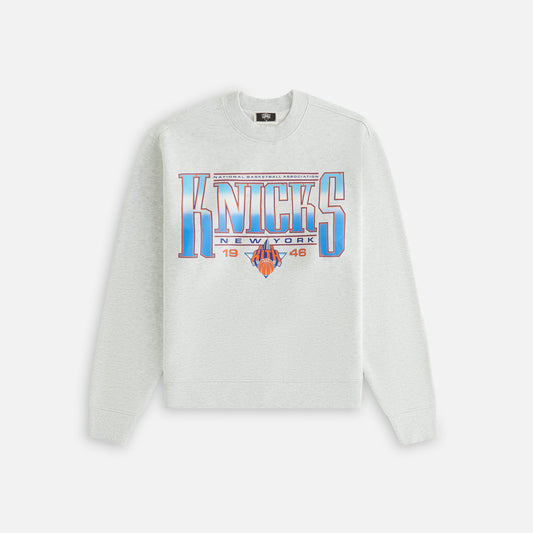 Women Kith Kith Women for the New York Knicks Ashwin Crewneck - Light Heather Gre