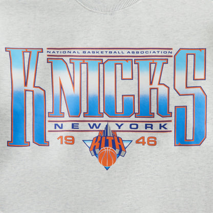Women Kith Kith Women for the New York Knicks Ashwin Crewneck - Light Heather Gre