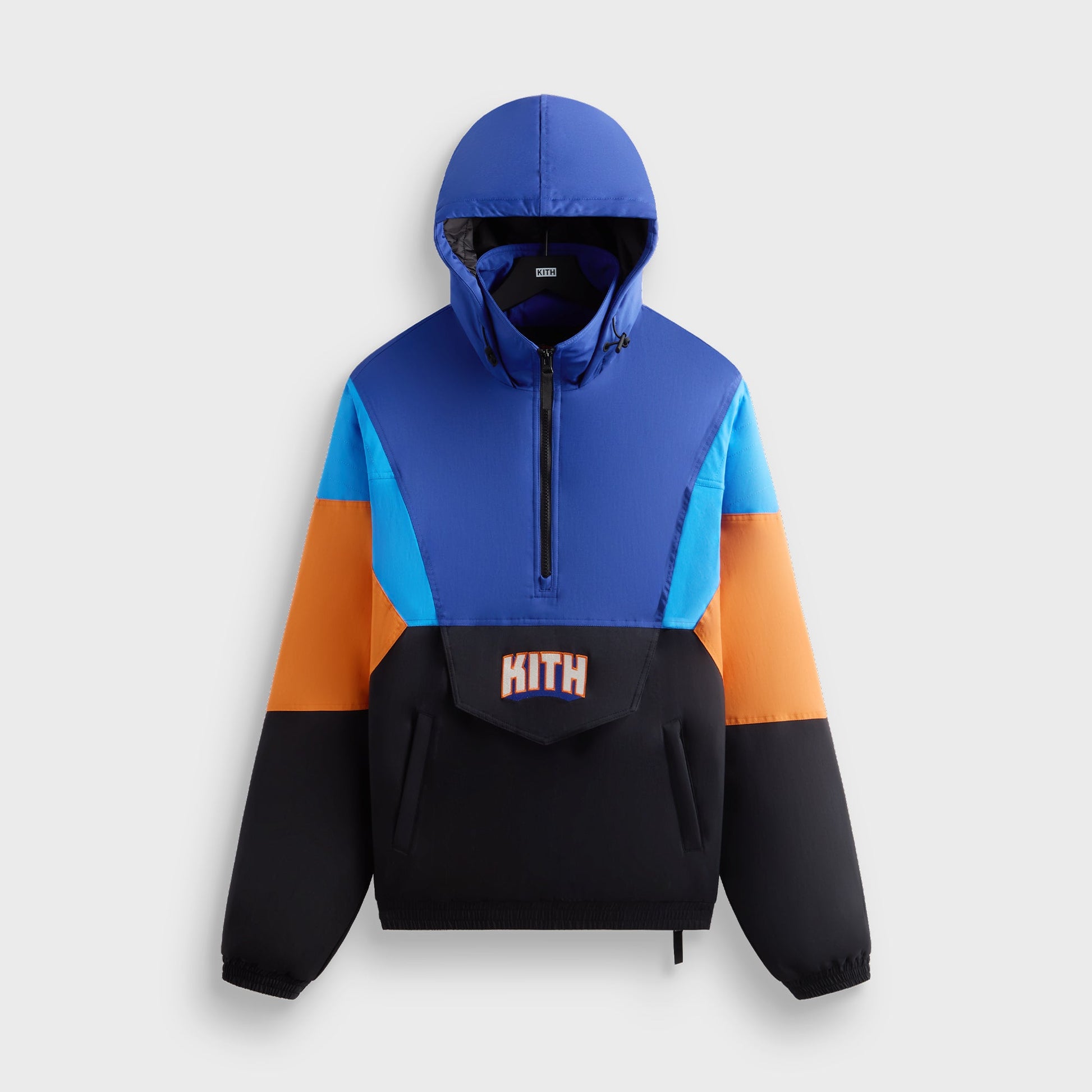 Men Kith Kith for the New York Knicks Wings Quarter Zip Anorak - Black