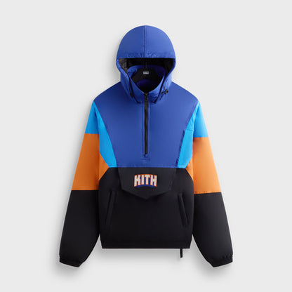 Men Kith Kith for the New York Knicks Wings Quarter Zip Anorak - Black