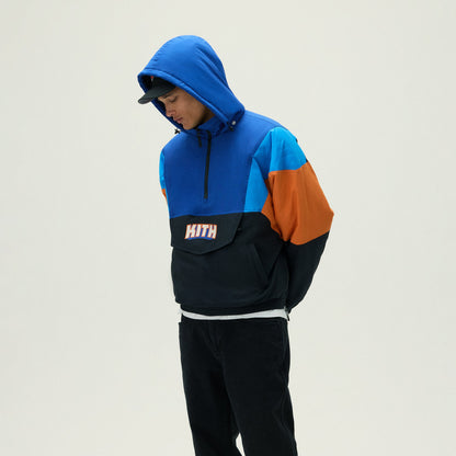 Men Kith Kith for the New York Knicks Wings Quarter Zip Anorak - Black
