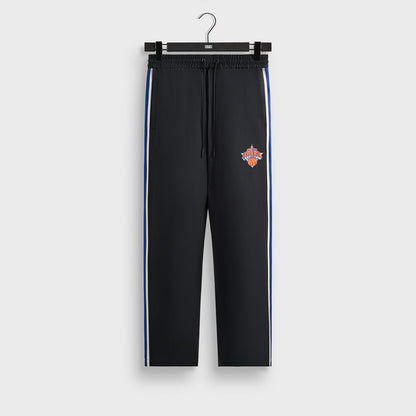Men Kith Kith for the New York Knicks Vintage Nylon Wide Leg Pant - Black