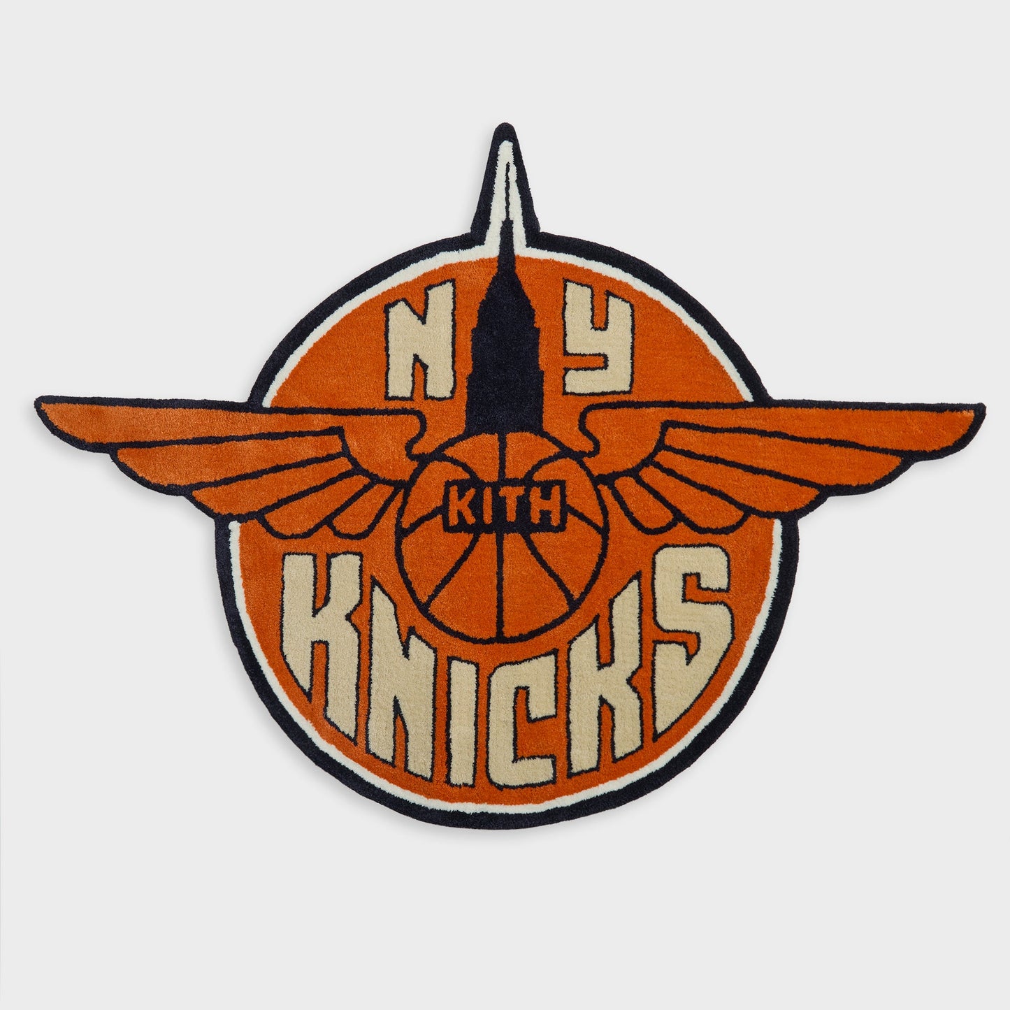 Women Kith Kith for the New York Knicks Wingman Logo Rug - Multi