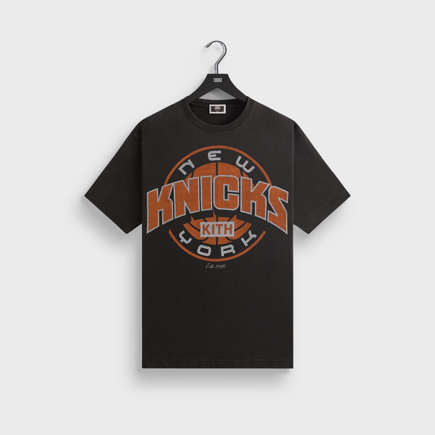 Men Kith Kith for the New York Knicks Showtime Vintage Tee - Black