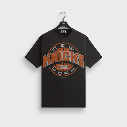 Men Kith Kith for the New York Knicks Showtime Vintage Tee - Black