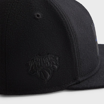 Men Kith Kith & New Era for the New York Knicks Wool 9FIFTY Snapback - Black