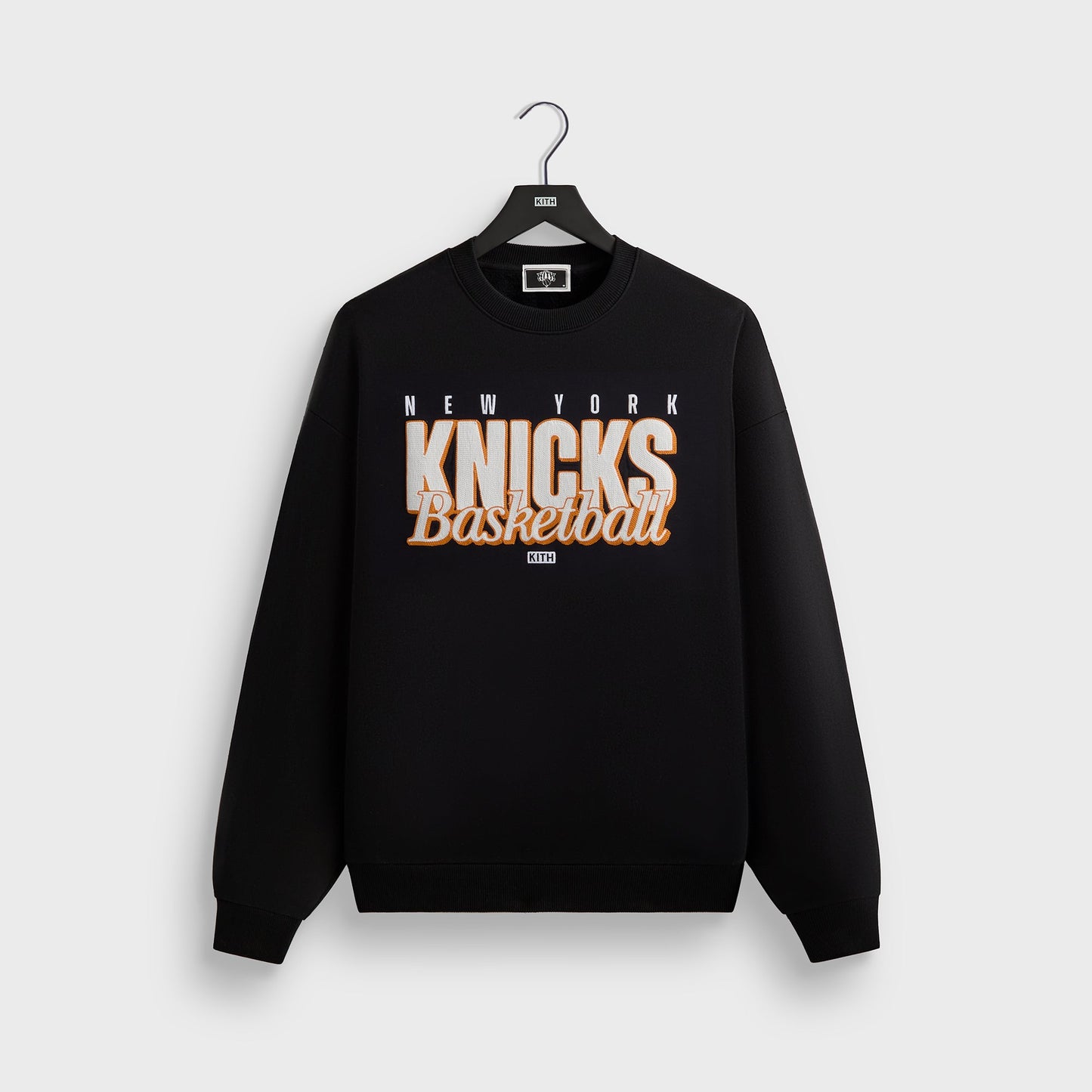 Men Kith Kith for the New York Knicks Classic Vintage Nelson Crewneck - Black