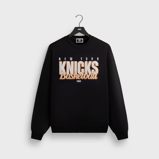 Men Kith Kith for the New York Knicks Classic Vintage Nelson Crewneck - Black