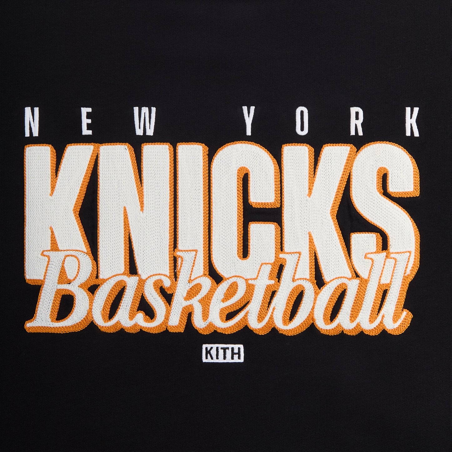 Men Kith Kith for the New York Knicks Classic Vintage Nelson Crewneck - Black