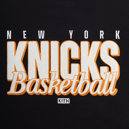 Men Kith Kith for the New York Knicks Classic Vintage Nelson Crewneck - Black
