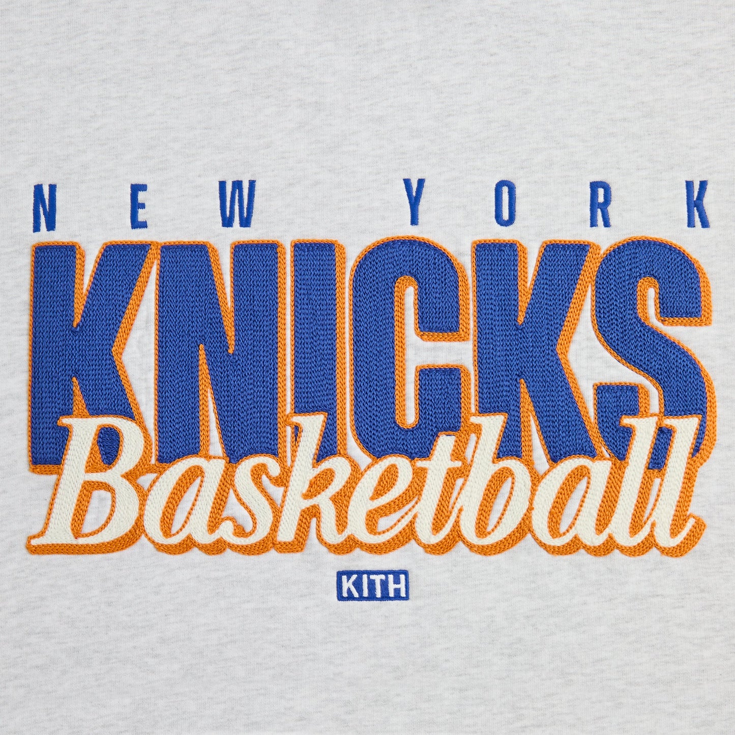 Men Kith Kith for the New York Knicks Classic Vintage Nelson Crewneck - Light H