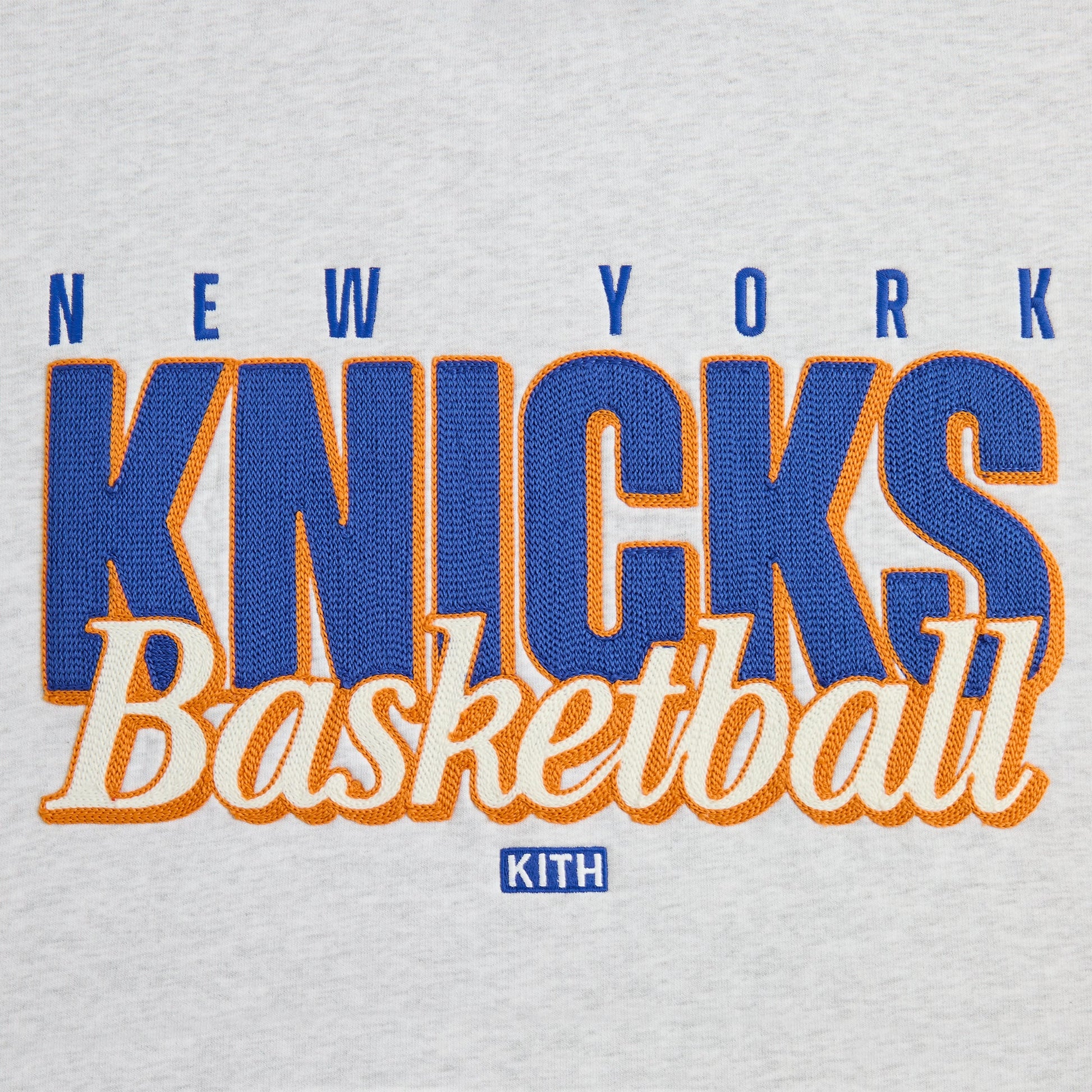 Men Kith Kith for the New York Knicks Classic Vintage Nelson Crewneck - Light H