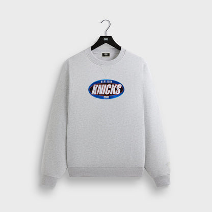 Men Kith Kith for the New York Knicks Y2K Vintage Nelson Crewneck - Light Heath