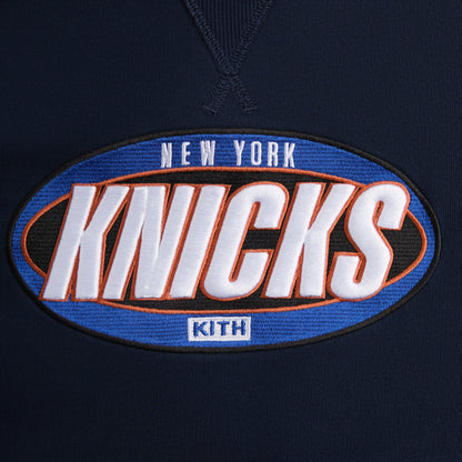 Men Kith Kith for the New York Knicks Y2K Vintage Nelson Crewneck - Nocturnal