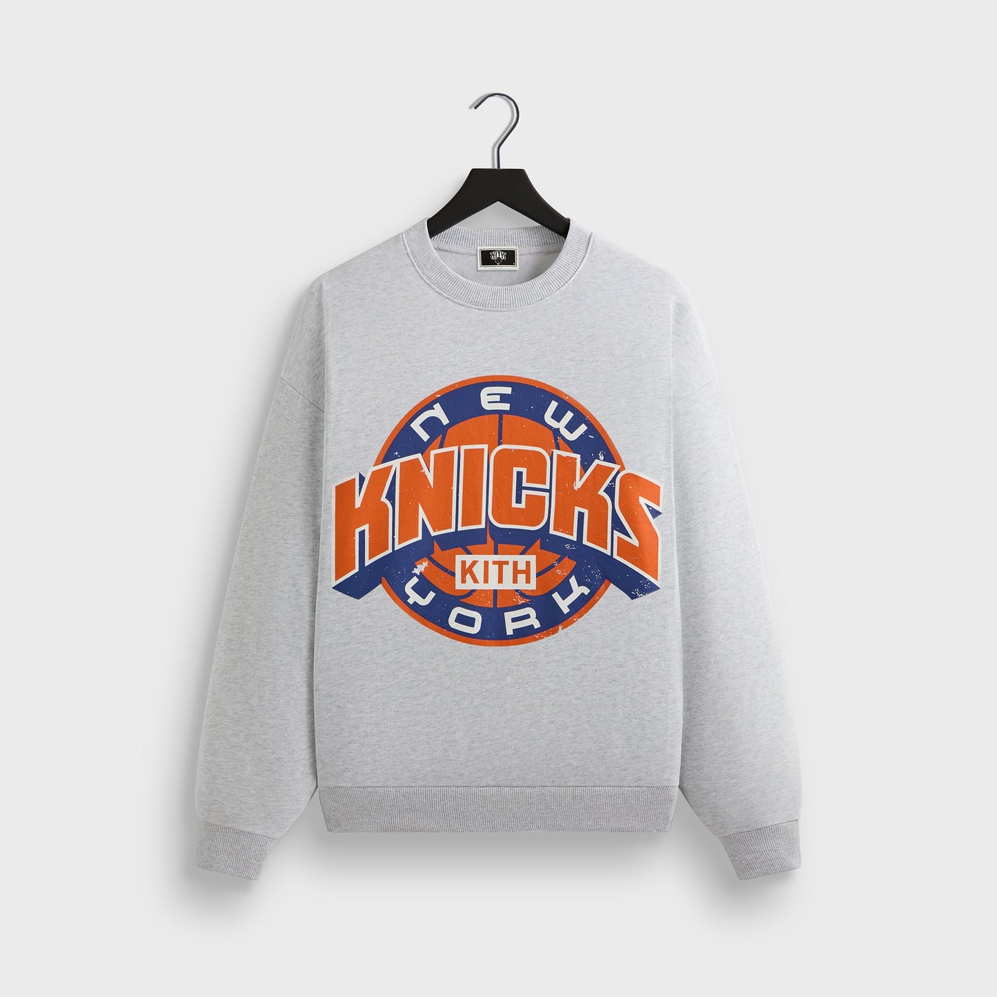 Men Kith Kith for the New York Knicks Showtime Vintage Nelson Crewneck - Light