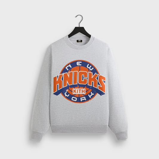 Men Kith Kith for the New York Knicks Showtime Vintage Nelson Crewneck - Light