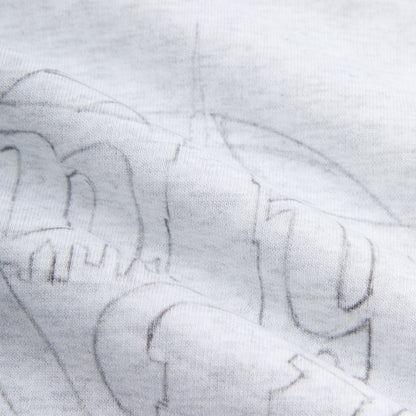 Men Kith Kith for the New York Knicks Sketched Vintage Nelson Crewneck - Light