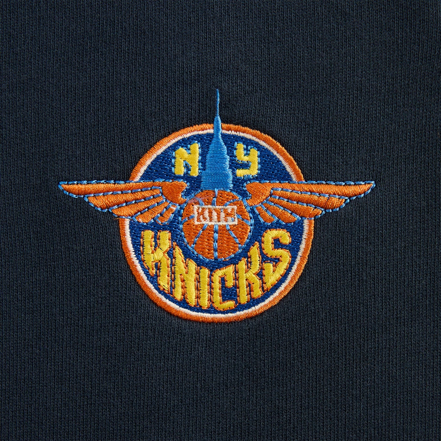 Men Kith Kith for the New York Knicks Wingman Vintage Nelson Sweatpant - Noctur