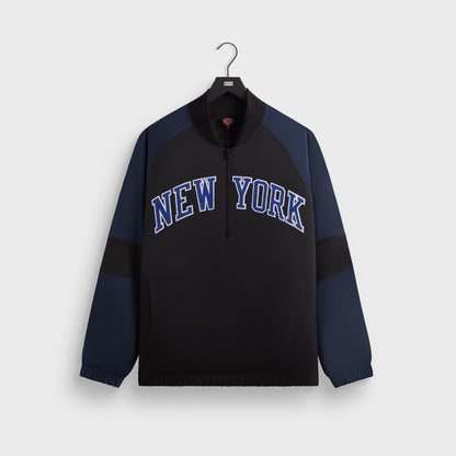 Men Kith Kith for the New York Knicks Ball Nylon Quarter Zip - Black