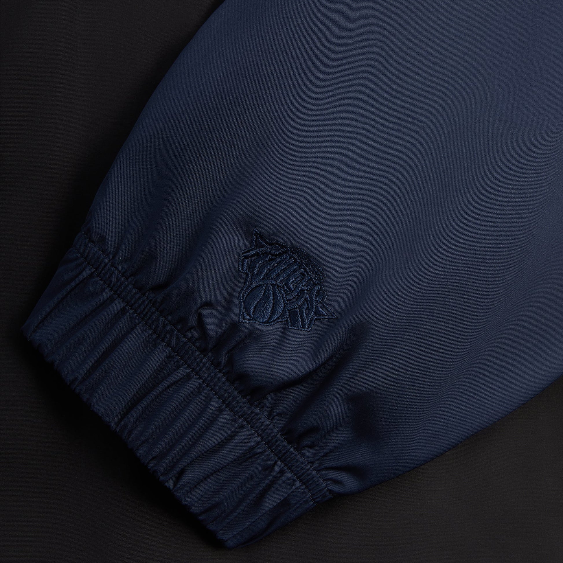 Men Kith Kith for the New York Knicks Ball Nylon Quarter Zip - Black