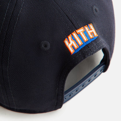 Kids Kith Kith Kids & New Era for the New York Knicks Wing Logo Snapback - Noctu